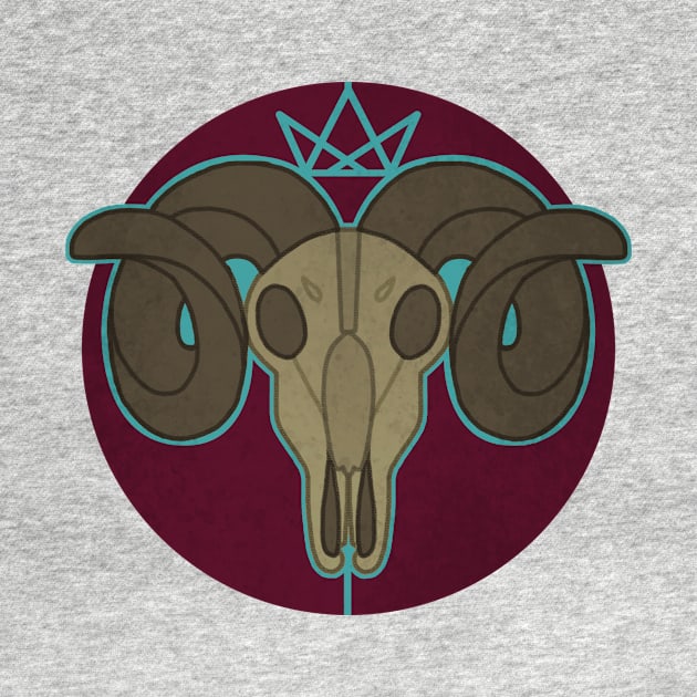 Ram skull by shegoran